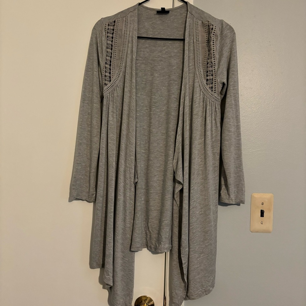 Grey cardigan